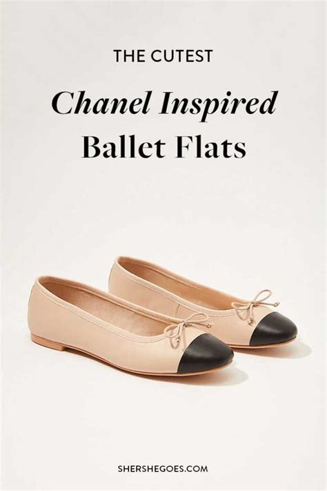 chanel look alike flats